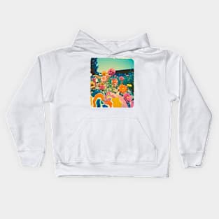 Grandma’s nostalgia garden Kids Hoodie